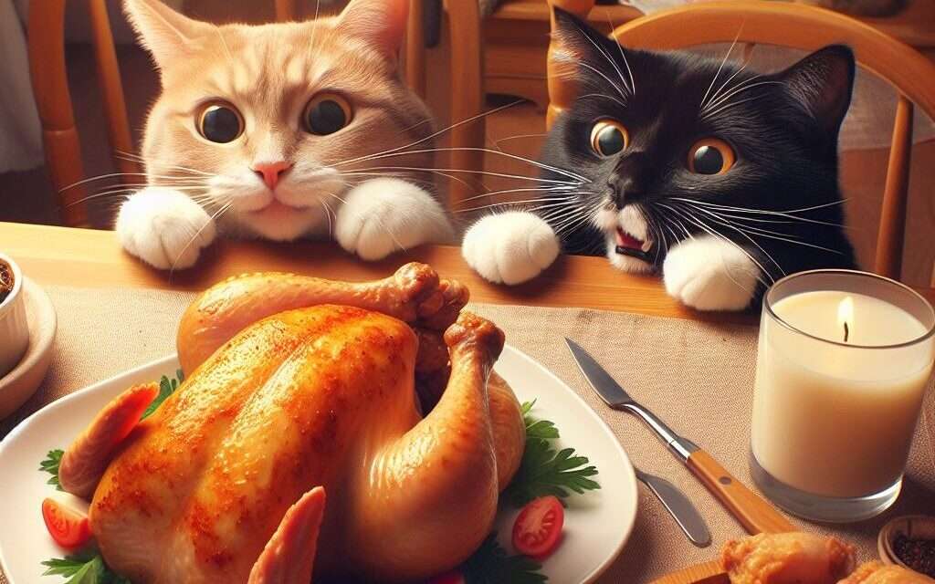 Can cats eat cooked chicken 