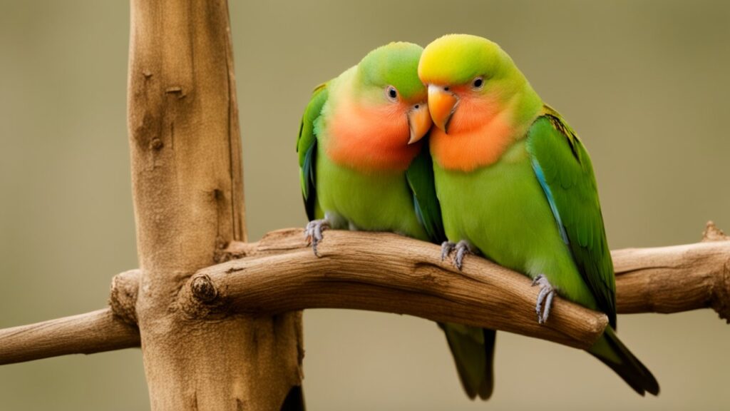 Peach Faced lovebirds